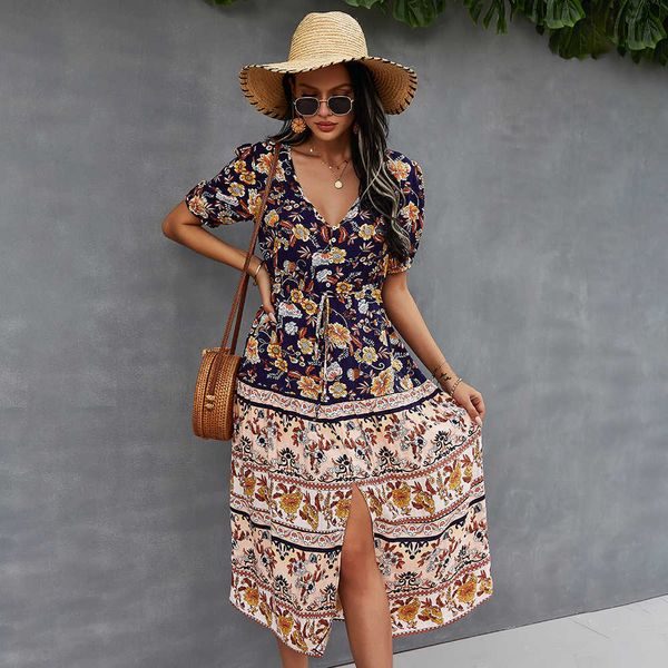 resort style dresses boho dress summer sundresses vintage pareo beach for girls sundress clothing exotic femme robe clothes maxi 210712, Black;gray
resort style dresses boho dress summer sundresses vintage pareo beach for girls sundress clothing exotic femme robe clothes maxi 210712, Black;gray