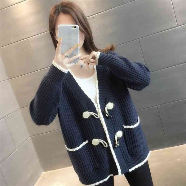 women's sweaters knitted coat loose korean version shirt on long sleeve autumn and winter nightgown all-match gemd, White;black
women's sweaters knitted coat loose korean version shirt on long sleeve autumn and winter nightgown all-match gemd, White;black