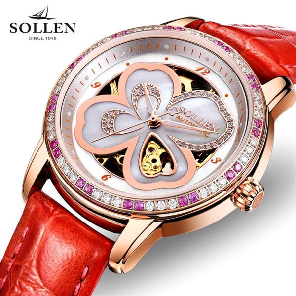 wristwatches sollen female notes rose gold automatic self-wind mechanical watch women genuine leather strap skeleton watches, Slivery;brown
wristwatches sollen female notes rose gold automatic self-wind mechanical watch women genuine leather strap skeleton watches, Slivery;brown
