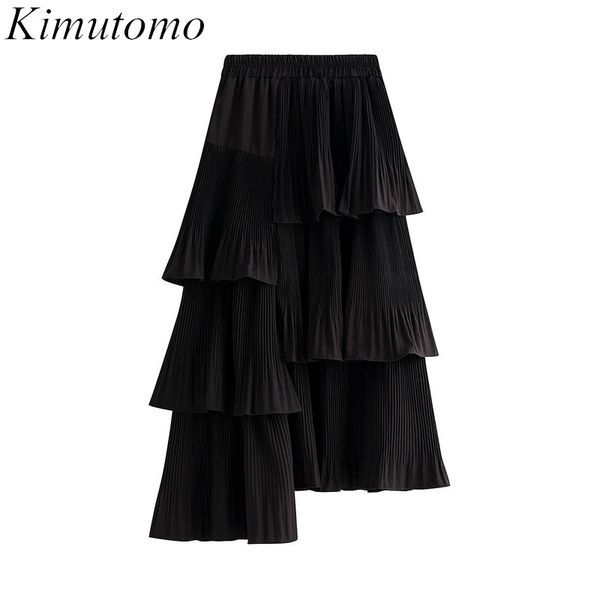 kimutomo women asymmetrical skirts spring autumn korea fashion girls wild ruffles irregular solid skirt casual 210521, Black
kimutomo women asymmetrical skirts spring autumn korea fashion girls wild ruffles irregular solid skirt casual 210521, Black