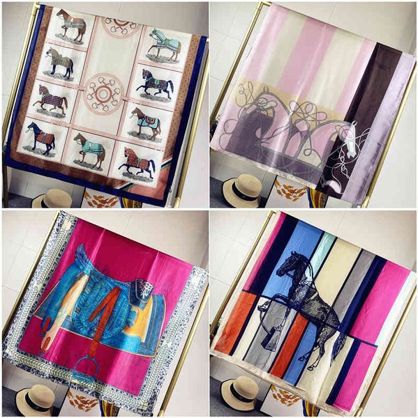 stall silk scarf summer sun protection silk scarf women's dual purpose long shawl, Blue;gray
stall silk scarf summer sun protection silk scarf women's dual purpose long shawl, Blue;gray