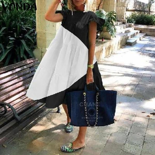casual dresses stylish dress vonda cotton linen bohemian women pleated sleeveless patchwork female printed robe, Black;gray
casual dresses stylish dress vonda cotton linen bohemian women pleated sleeveless patchwork female printed robe, Black;gray