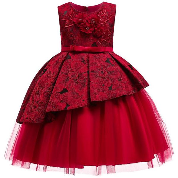 girl's dresses kids for girls child boutique wedding party open back beading flower baby clothes christmas dress 3-12y, Red;yellow
girl's dresses kids for girls child boutique wedding party open back beading flower baby clothes christmas dress 3-12y, Red;yellow