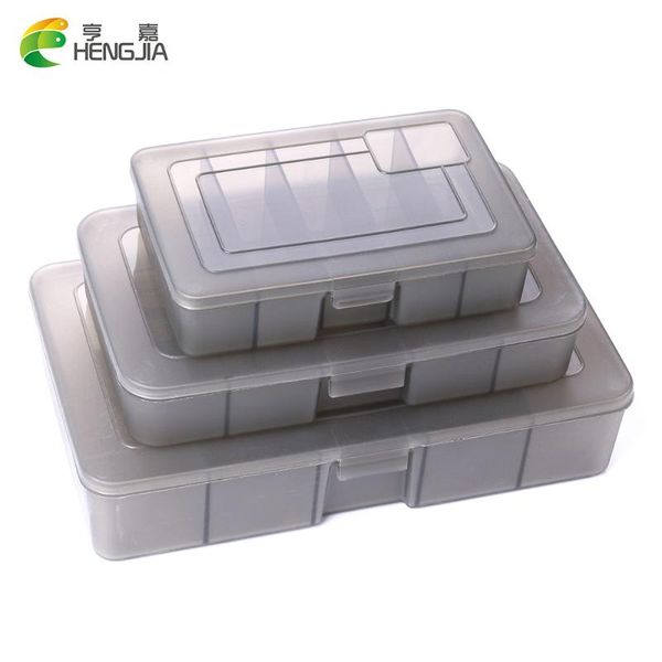 fishing accessories hengjia 3 types 5 grid gray plastic lure box compartment carp pesca tackles 
fishing accessories hengjia 3 types 5 grid gray plastic lure box compartment carp pesca tackles
