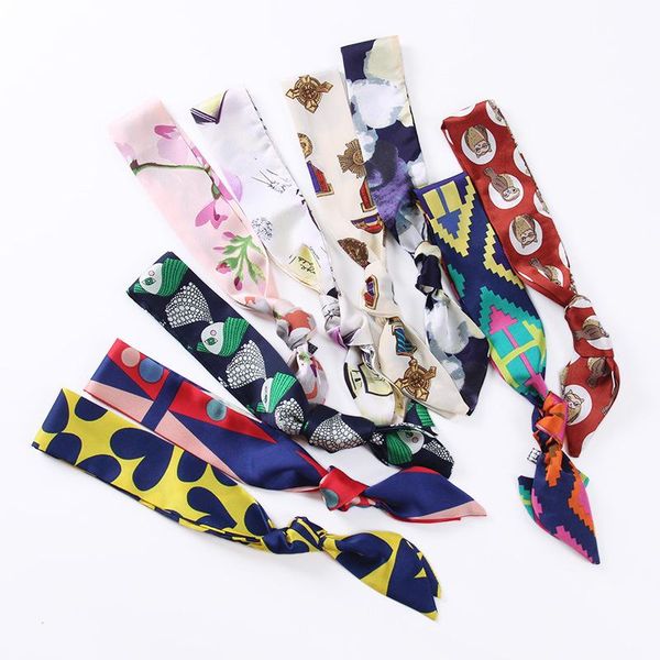 bandanas sale elegant women head neck feel satin scarf skinny retro hair tie band small fashion, Blue;gray
bandanas sale elegant women head neck feel satin scarf skinny retro hair tie band small fashion, Blue;gray