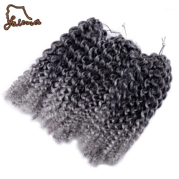 90g/set crochet braiding hair curly marlybob black ombre gray synthetic twist extensions1
90g/set crochet braiding hair curly marlybob black ombre gray synthetic twist extensions1