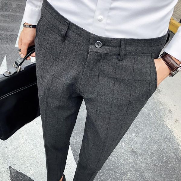 autumn winter plaid formal pants for men business dress casual slim fit wedding suit balck grey office social trousers 36 men's suits &, White;black
autumn winter plaid formal pants for men business dress casual slim fit wedding suit balck grey office social trousers 36 men's suits &, White;black