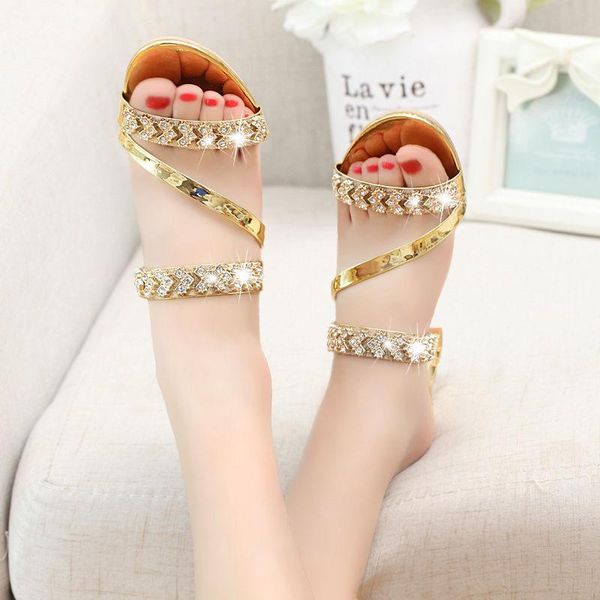 slippers mid-heel thick heel sandals women's rhinestone and non-slip shoes, Black
slippers mid-heel thick heel sandals women's rhinestone and non-slip shoes, Black