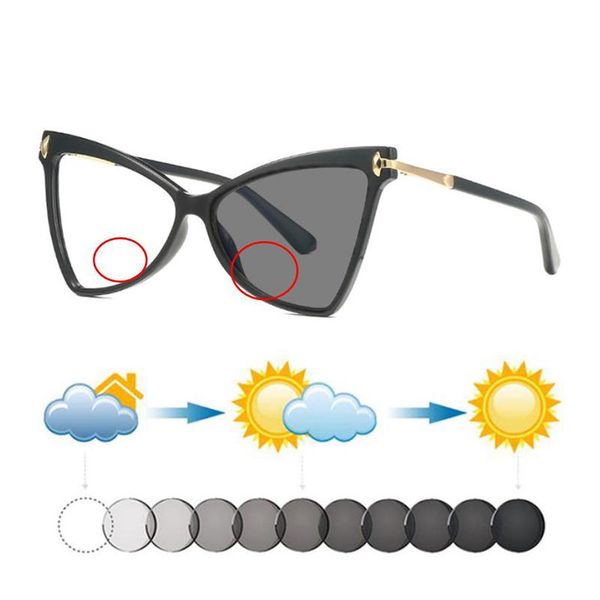 sunglasses women fashion tr90 butterfly frame bifocals pochromic reading female automatic discoloration presbyopia eyeglasses, White;black
sunglasses women fashion tr90 butterfly frame bifocals pochromic reading female automatic discoloration presbyopia eyeglasses, White;black