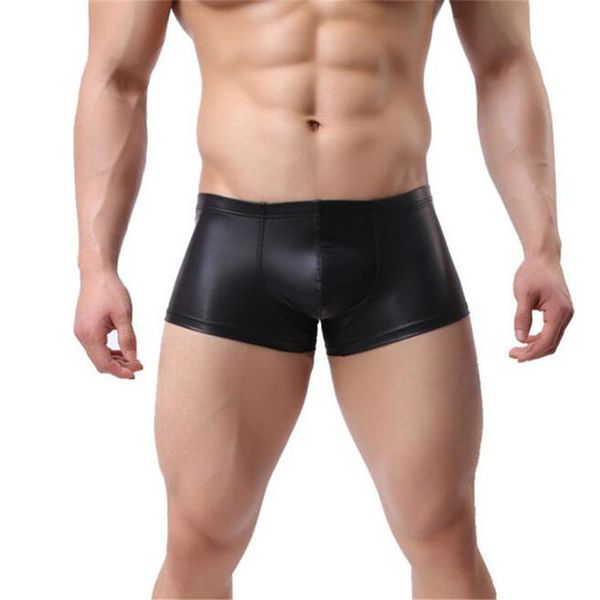 underpants the high-quality goods men's boxer underwear pu patent leather shorts nightclub bar pole dance clothes, Black;white
underpants the high-quality goods men's boxer underwear pu patent leather shorts nightclub bar pole dance clothes, Black;white