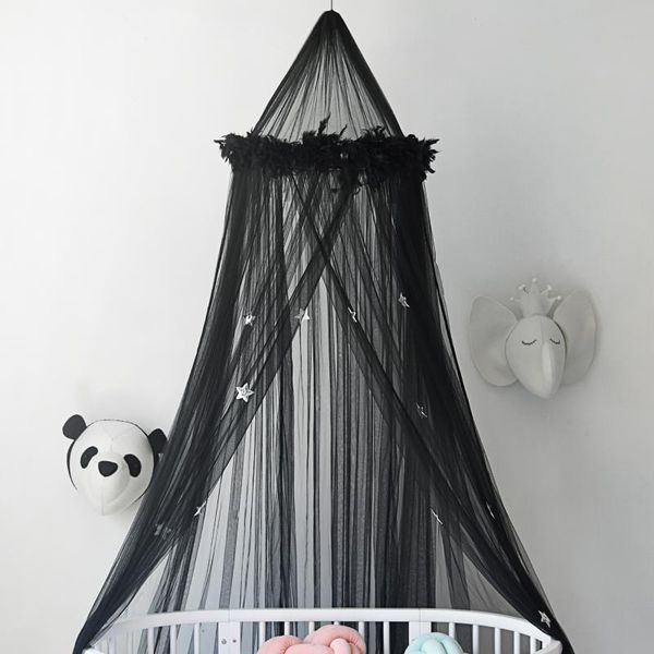 mosquito net romantic ins feather star decorative bed curtain princess room for double single-door dome hanging
mosquito net romantic ins feather star decorative bed curtain princess room for double single-door dome hanging