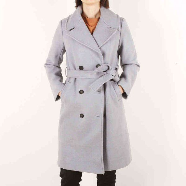 2021 autumn and winter women's long woolen korean cashmere loose thick belt wool coat, Black
2021 autumn and winter women's long woolen korean cashmere loose thick belt wool coat, Black