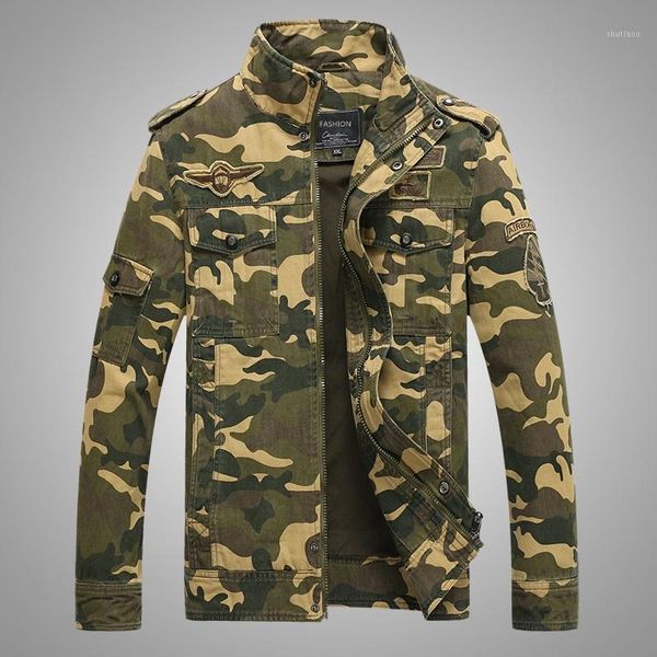men's jackets 2021 military jacket men coat army big size pilot autumn cotton blend zipper outwear ta732 s, Black;brown
men's jackets 2021 military jacket men coat army big size pilot autumn cotton blend zipper outwear ta732 s, Black;brown