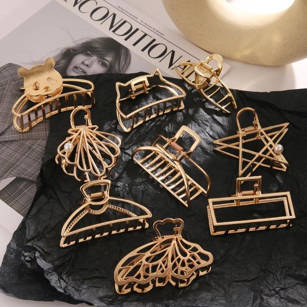 hair clips & barrettes fnio 2021 geometric metal claw makeup styling for women accessories hairpin, Golden;silver
hair clips & barrettes fnio 2021 geometric metal claw makeup styling for women accessories hairpin, Golden;silver