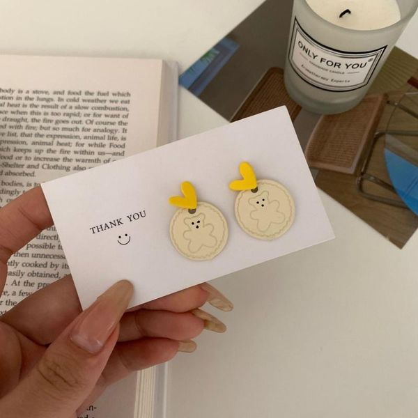 stud korean simple bear ins personality girl earrings anti-allergic hit color love earring non-pierced ear clips, Golden;silver
stud korean simple bear ins personality girl earrings anti-allergic hit color love earring non-pierced ear clips, Golden;silver