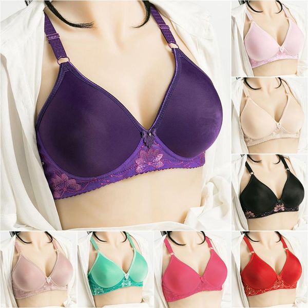 bras women embroidery floral lace soft bra no steel ring push up japan style lady's underwear, Red;black
bras women embroidery floral lace soft bra no steel ring push up japan style lady's underwear, Red;black