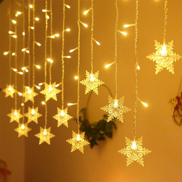 strings led curtain string fairy flashing light outdoor christmas snowflake memory eight modes lights waterproof holiday home decor
strings led curtain string fairy flashing light outdoor christmas snowflake memory eight modes lights waterproof holiday home decor