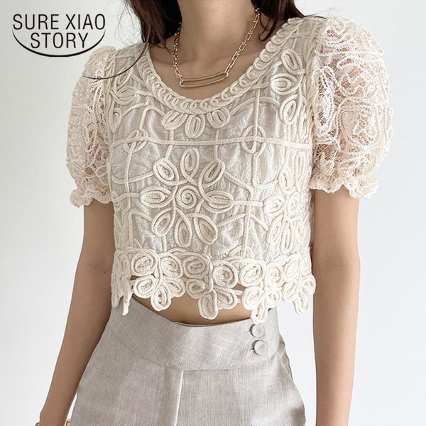 women's blouses & shirts elegant summer blouse for women fashion korean chic hand screw-thread tide ins lace shirt style slim 15288, White
women's blouses & shirts elegant summer blouse for women fashion korean chic hand screw-thread tide ins lace shirt style slim 15288, White