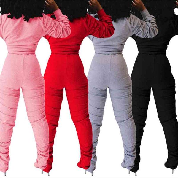 women solid draped two piece tracksuit sleeve sweatshirt stacked jogger sweatpants suit fitness outfit matching set, White
women solid draped two piece tracksuit sleeve sweatshirt stacked jogger sweatpants suit fitness outfit matching set, White