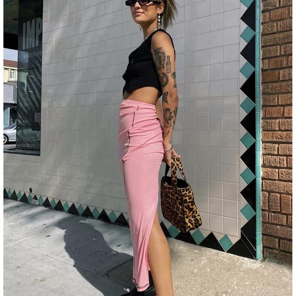 skirts y2k 2021 women casual close-fitting long skirt pink elastic high waist slit s/ m/ l/ xl, Black
skirts y2k 2021 women casual close-fitting long skirt pink elastic high waist slit s/ m/ l/ xl, Black