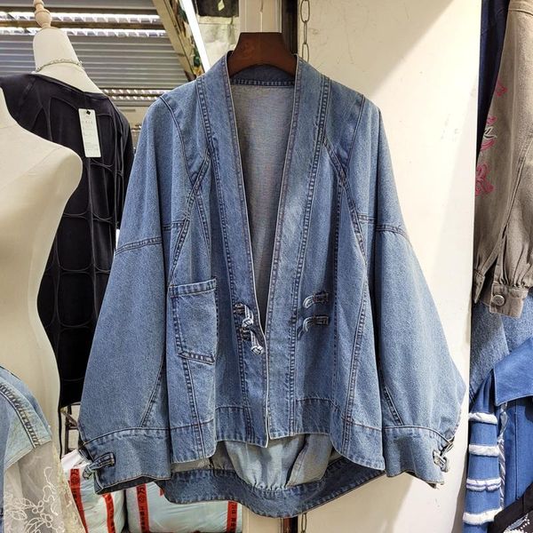 women's jackets 2021 spring and autumn clothing fashion v-neck casual denim jacket loose do the old cowboy coat, Black;brown
women's jackets 2021 spring and autumn clothing fashion v-neck casual denim jacket loose do the old cowboy coat, Black;brown