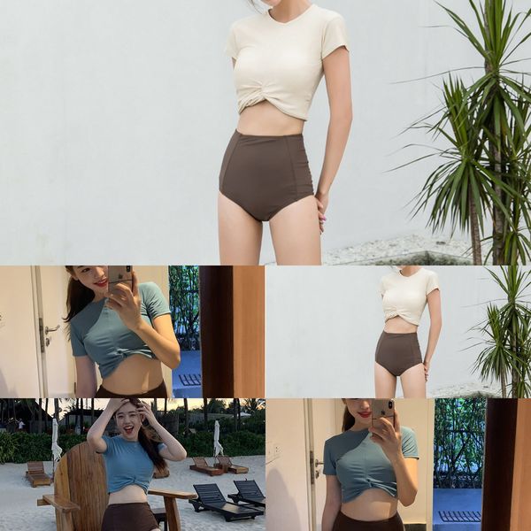 small flat swimsuit waist women's angle split high cht gathered to cover the belly and show thin conservative half sleeve swimsuit2021, White;black
small flat swimsuit waist women's angle split high cht gathered to cover the belly and show thin conservative half sleeve swimsuit2021, White;black