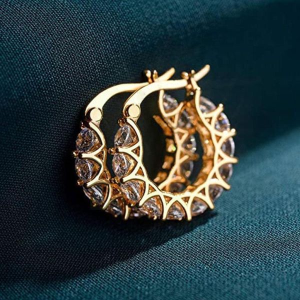 hoop & huggie women's fashion trend earrings french gift zircon u-shaped lace full jewelry n8s4, Golden;silver
hoop & huggie women's fashion trend earrings french gift zircon u-shaped lace full jewelry n8s4, Golden;silver