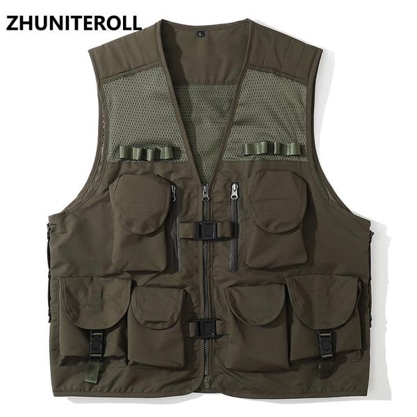 teachwear multi pockets mesh men tactical vests biker vest tanks hipster hip hop zipper mens jackets fashion streetwear men's, Black;white
teachwear multi pockets mesh men tactical vests biker vest tanks hipster hip hop zipper mens jackets fashion streetwear men's, Black;white