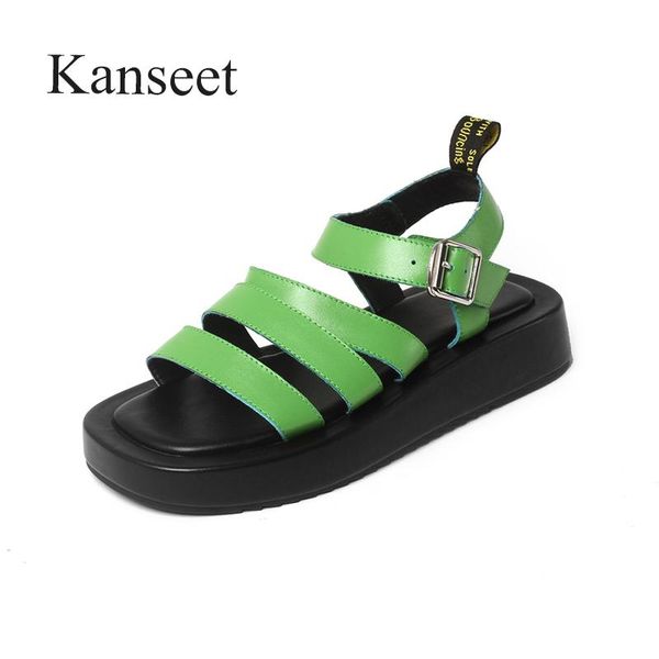 sandals kanseet flat shoes women summer 2021 platform comfort round toe genuine leather lady footwear size 40, Black
sandals kanseet flat shoes women summer 2021 platform comfort round toe genuine leather lady footwear size 40, Black