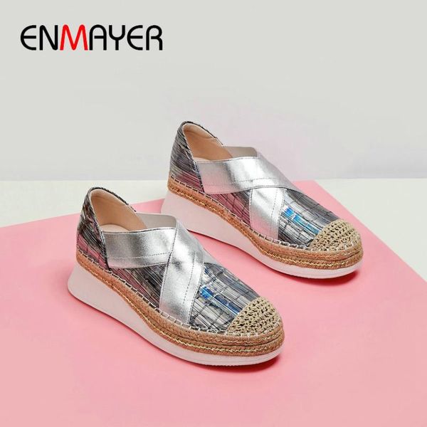dress shoes enmayer 2021 luxury women designers basic wedges casual slip-on platform heels genuine leather round toe ladies, Black
dress shoes enmayer 2021 luxury women designers basic wedges casual slip-on platform heels genuine leather round toe ladies, Black