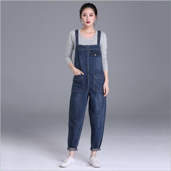 women's jeans large size women denim jumpsuit s-8xl fashion big pocket sleek minimalist ladies, Blue
women's jeans large size women denim jumpsuit s-8xl fashion big pocket sleek minimalist ladies, Blue