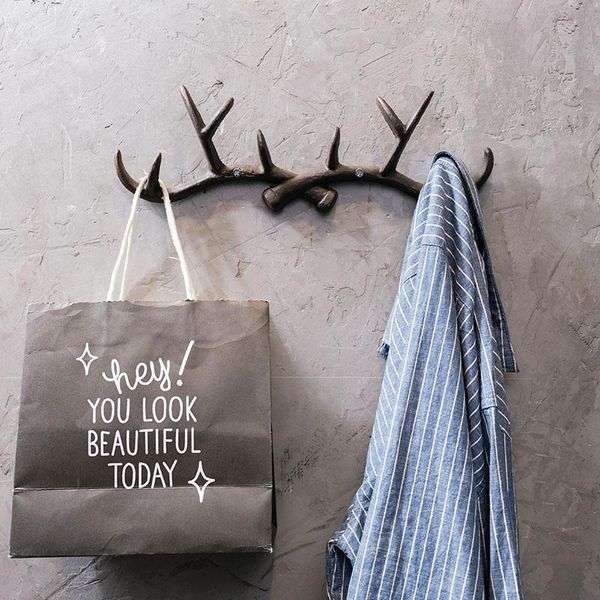 decorative objects & figurines antlers wrought iron wall hook entrance hanger room living decorations home decoration wall-mounted ornaments
decorative objects & figurines antlers wrought iron wall hook entrance hanger room living decorations home decoration wall-mounted ornaments