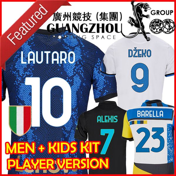 2021 2022 EDIN DZEKO LAUTARO MARTINEZ ALEXIS INTER SANCHEZ Soccer Jersey Football Shirts Player Version BARELLA MIlAN ERIKSEN CORREA Kids Ki, Black;yellow
2021 2022 EDIN DZEKO LAUTARO MARTINEZ ALEXIS INTER SANCHEZ Soccer Jersey Football Shirts Player Version BARELLA MIlAN ERIKSEN CORREA Kids Ki, Black;yellow