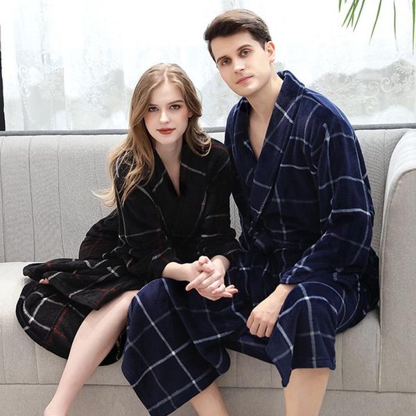 women's sleepwear oversized 3xl winter warm flannel kimono gown lovers nightwear bathrobe loose home clothes casual plaid nightgown, Black;red
women's sleepwear oversized 3xl winter warm flannel kimono gown lovers nightwear bathrobe loose home clothes casual plaid nightgown, Black;red