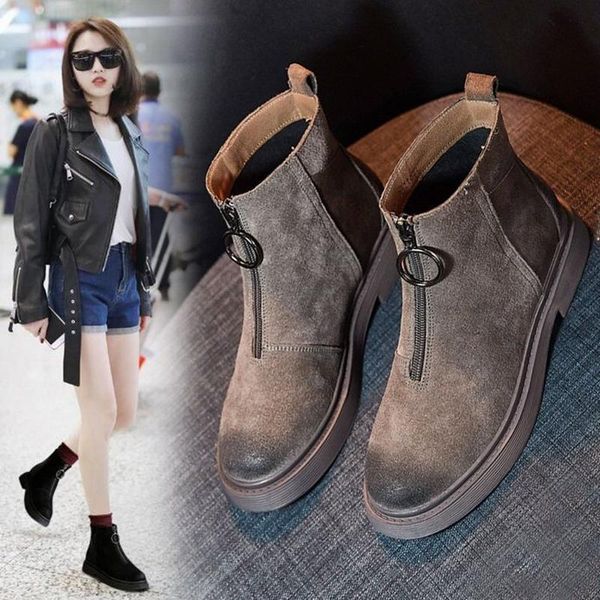 boots luxury women autumn winter ankle platform shoes woman flock zip fashion casual zapatos de mujer short, Black
boots luxury women autumn winter ankle platform shoes woman flock zip fashion casual zapatos de mujer short, Black