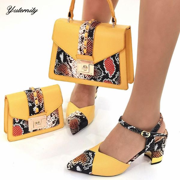 dress shoes summer desgin pu leather yellow color and bag set italian fashion high heels to match for wedding, Black
dress shoes summer desgin pu leather yellow color and bag set italian fashion high heels to match for wedding, Black