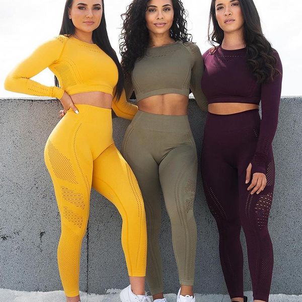yoga outfit women fitness clothing seamless set running crop high waist bras sports tights push up pant workout leggings
yoga outfit women fitness clothing seamless set running crop high waist bras sports tights push up pant workout leggings