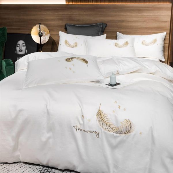 bedding sets home textiles soft cotton pure colors embroidery bed set duvet cover
bedding sets home textiles soft cotton pure colors embroidery bed set duvet cover