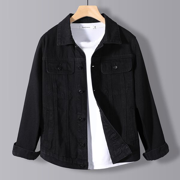 men's et 2021 men's denim korean youth spring and autumn trend casual coat, Black;brown
men's et 2021 men's denim korean youth spring and autumn trend casual coat, Black;brown
