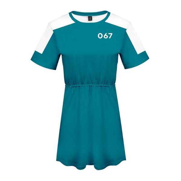 casual dresses women skirt squid korean drama game female t-shirt with the same paragraph 218 digital dress summer a-line, Black;gray
casual dresses women skirt squid korean drama game female t-shirt with the same paragraph 218 digital dress summer a-line, Black;gray