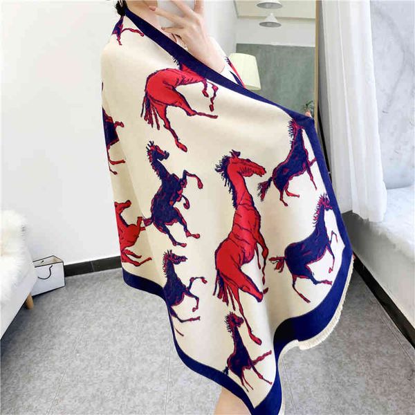 design 2021 new imitation cashmere women's thickened warm and versatile scarf large shawl in air-conditioned room, Blue;gray
design 2021 new imitation cashmere women's thickened warm and versatile scarf large shawl in air-conditioned room, Blue;gray