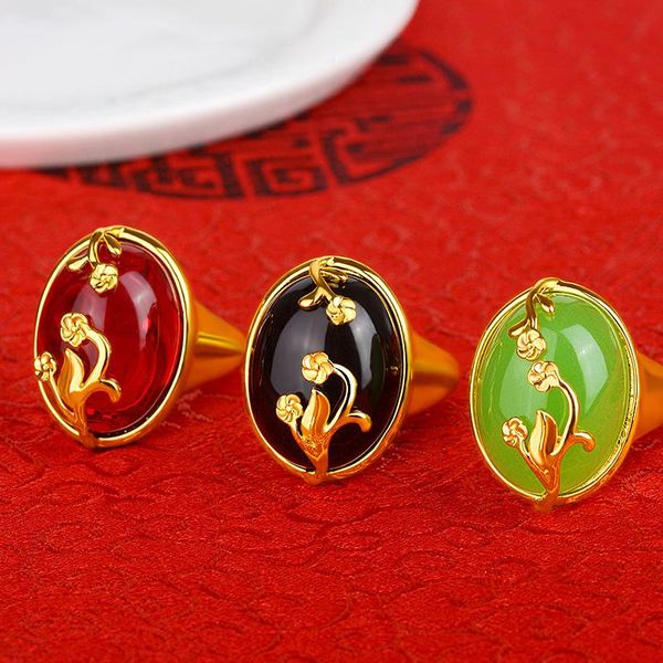 wedding rings red black green stone ring adjustable pure alluvial gold colorful oval natural crystal luck open for men women, Slivery;golden
wedding rings red black green stone ring adjustable pure alluvial gold colorful oval natural crystal luck open for men women, Slivery;golden