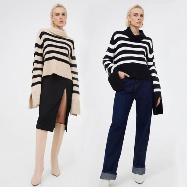 women's sweaters mandylandy jumpers woemn long sleeve loose fashion turtleneck split cuff casual sweater pullovers autumn causal, White;black
women's sweaters mandylandy jumpers woemn long sleeve loose fashion turtleneck split cuff casual sweater pullovers autumn causal, White;black