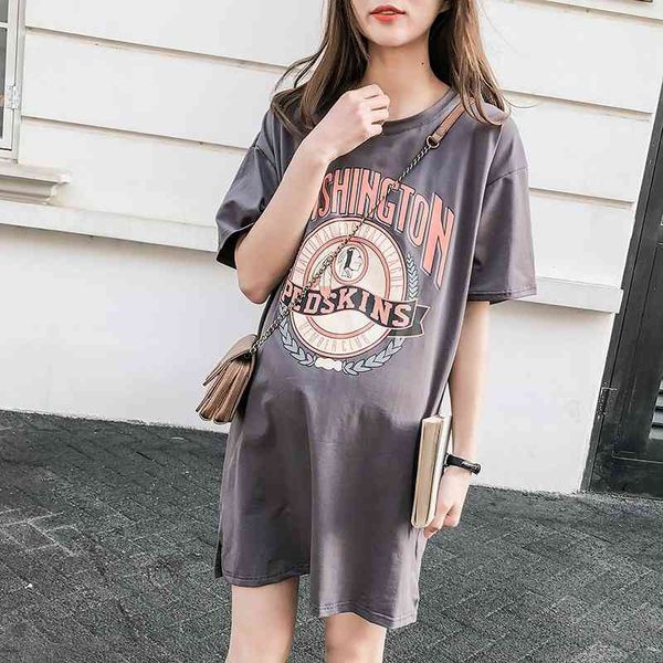 pregnant women summer short sleeve t-shirt 2020 korean version new fashion loose large pregnant women's skirt summer dress, White;black
pregnant women summer short sleeve t-shirt 2020 korean version new fashion loose large pregnant women's skirt summer dress, White;black
