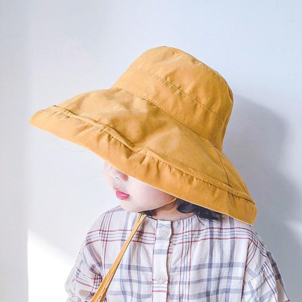 caps & hats summer kids children sun-shading sun-proof bucket hat with a large brim boys and girls solid color casual cap, Yellow
caps & hats summer kids children sun-shading sun-proof bucket hat with a large brim boys and girls solid color casual cap, Yellow