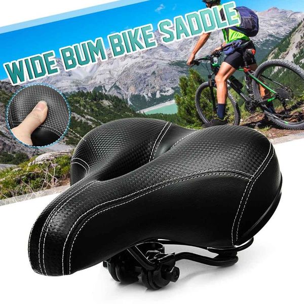 bicycle seat big bumountain bike cushion soft thickening widening riding equipment absorber spring saddle saddles
bicycle seat big bumountain bike cushion soft thickening widening riding equipment absorber spring saddle saddles