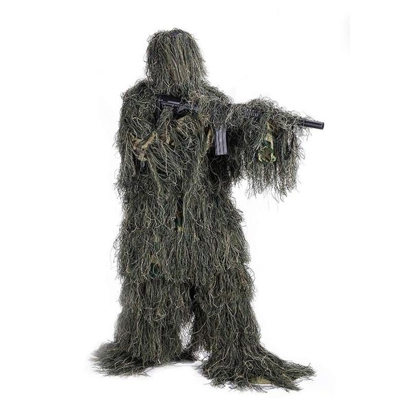 hunting sets ghillie suit 3d 4-piece with bag camouflage camo tactical forest woodland
hunting sets ghillie suit 3d 4-piece with bag camouflage camo tactical forest woodland