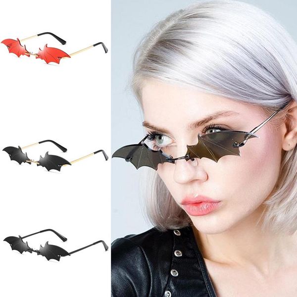 sunglasses women personality bat street trendy glasses color film metal frame eyewear uv protection retro, White;black
sunglasses women personality bat street trendy glasses color film metal frame eyewear uv protection retro, White;black