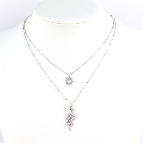 chains women's stainless steel necklacesnake necklace thick chain choker for women snake crystal pendant necklaces, Silver
chains women's stainless steel necklacesnake necklace thick chain choker for women snake crystal pendant necklaces, Silver
