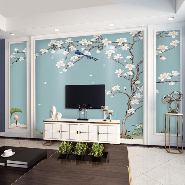 wallpapers chinese style tv background wall paper flower and bird magnolia living room custom decoration covering
wallpapers chinese style tv background wall paper flower and bird magnolia living room custom decoration covering